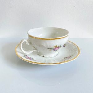 Bernadotte Porcelain Tea Cup and Saucer - Sonata - Czechoslovakia - Nice.